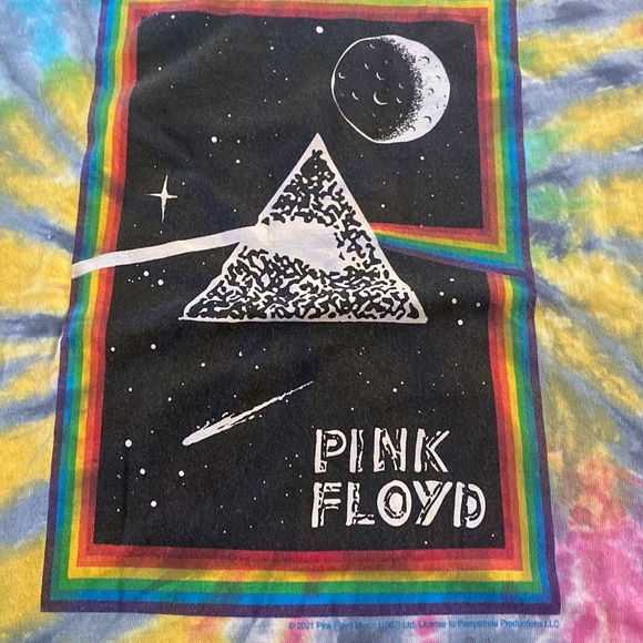 Modern Pink Floyd liquid blue tee shirt - Picture 3 of 3